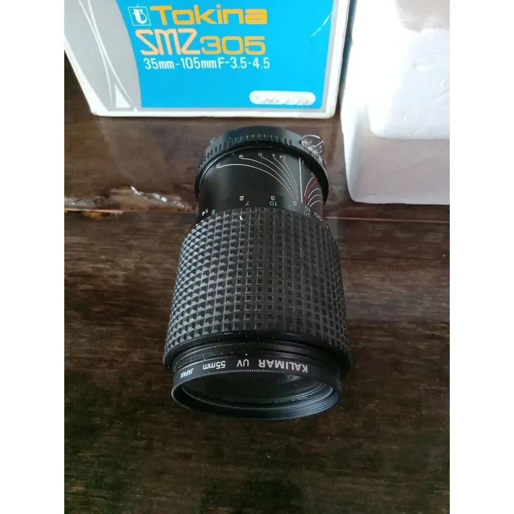Tokina SMZ 305 35mm-105mm F-3.5-4.5 Camera Lens Filter Nikon F. AI. EL.FA.